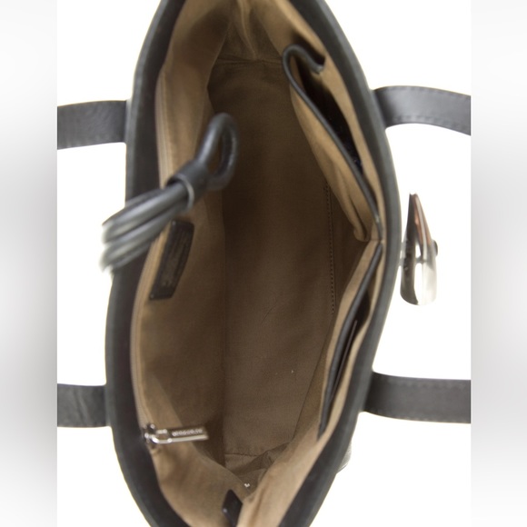 Burberry HayMarket Silver Horn Toggle Handbag - Picture 4 of 4